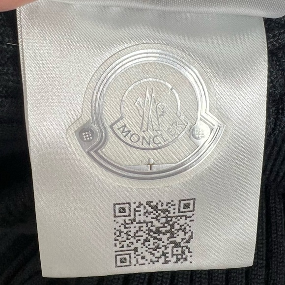 MONCLER Girl’s 12 Logo Patch Ribbed Wool Blend Base Layer Ski/Outdoor Pant - Picture 10 of 13